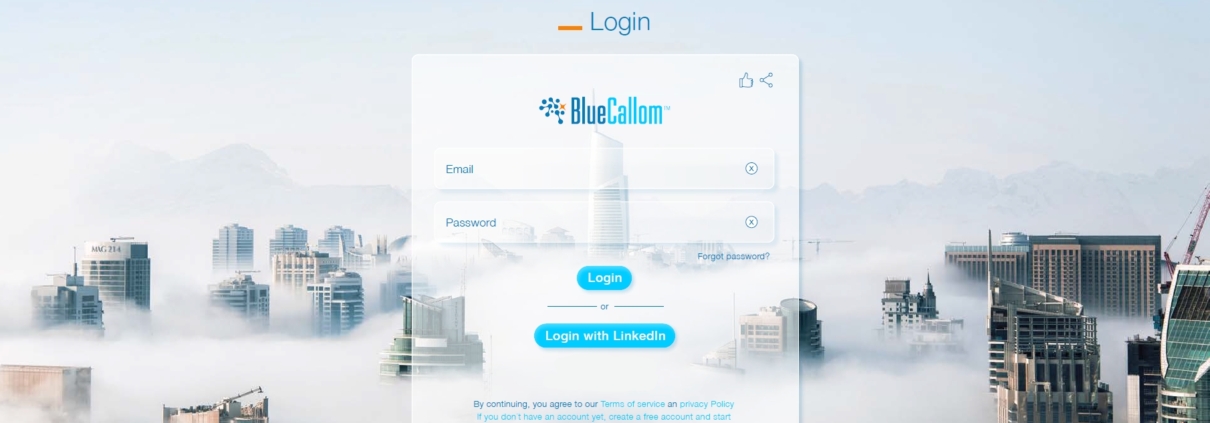 GPTBlue Glazz UI/UX Login