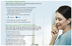 Learn more about Health Line Blue