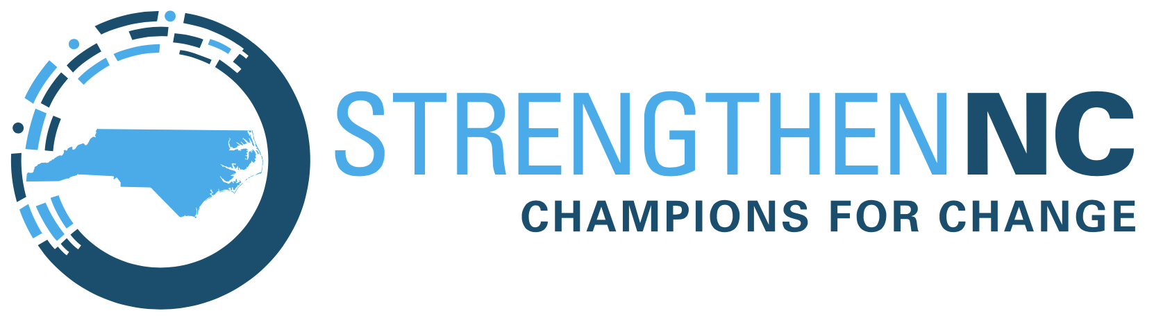 Logo for Strengthen NC, our program that supports non-profits serving communities of color.